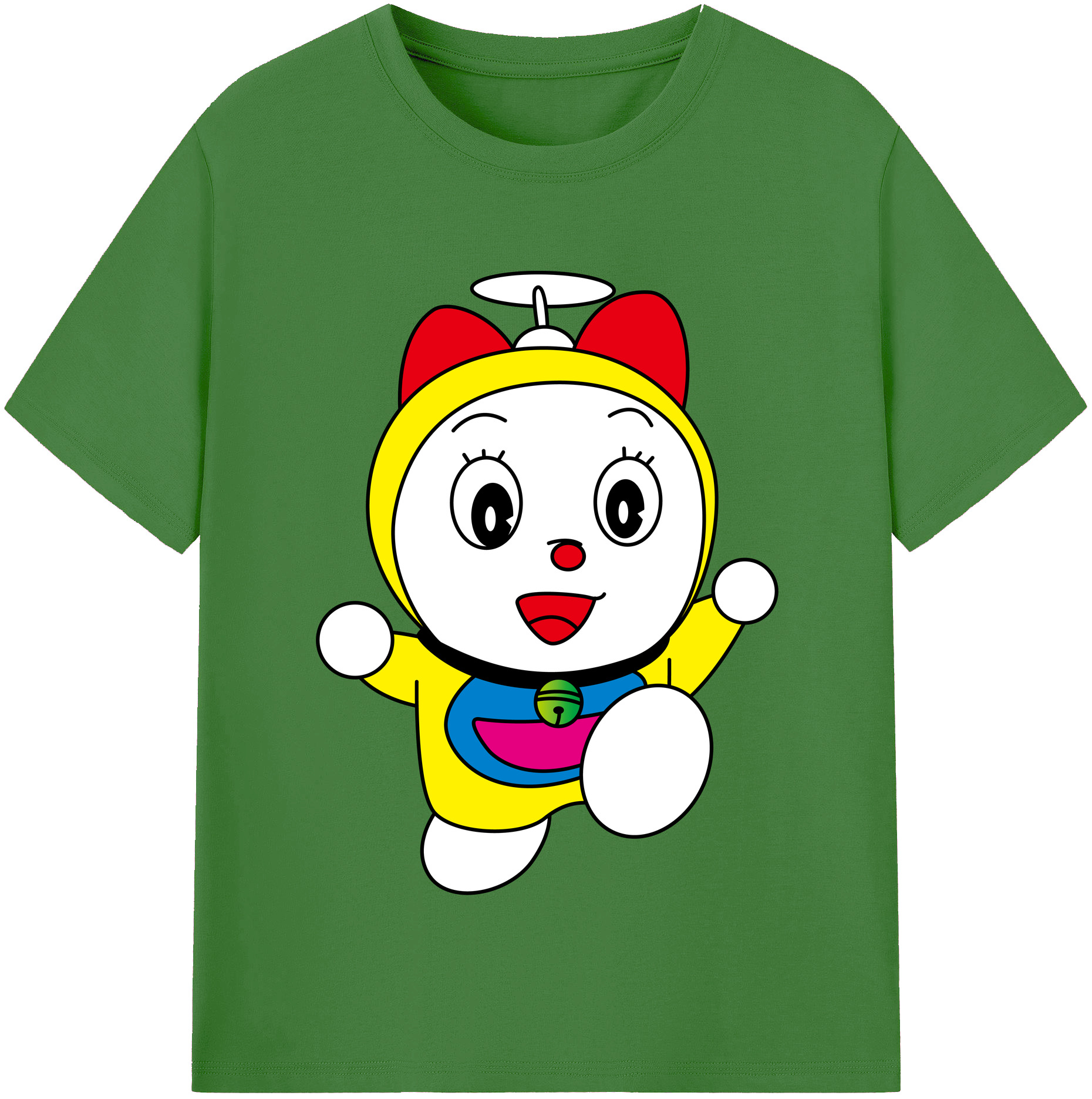 （画像用） ドラえもん ドラミ Doraemon Dorami レディースカジュアルプリントTシャツ（綿100％）